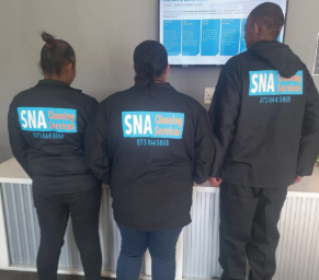 SNA Cleaning Services team on site